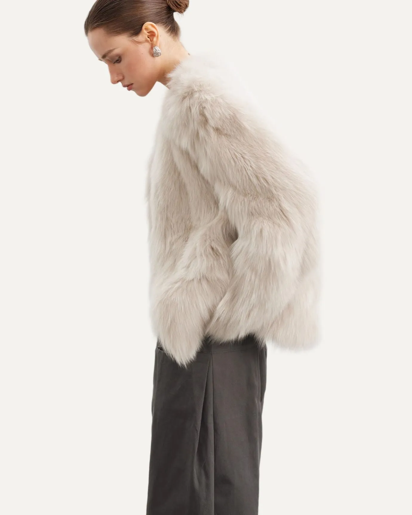 Jasmine Fox Fur Night Coat