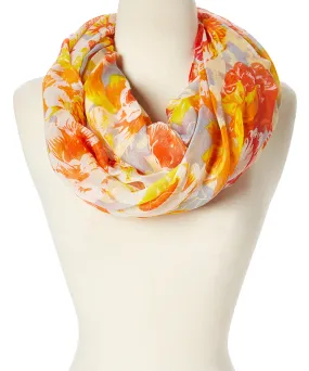 JC015003 Floral Infinity Scarf