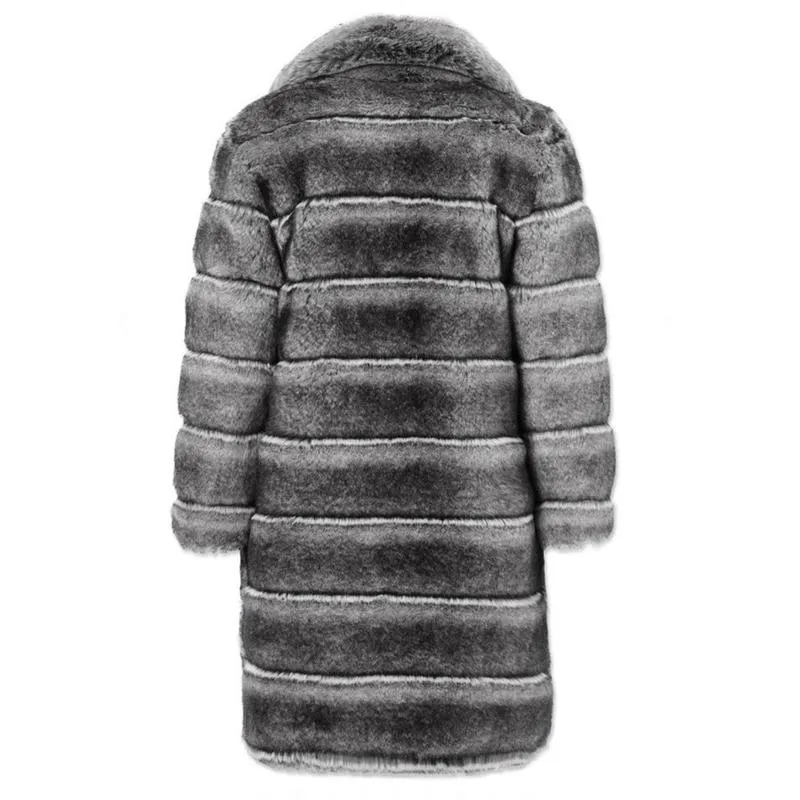 Jordan Craig Don Juan Faux Fur Coat (CHINCHILLA) 91420