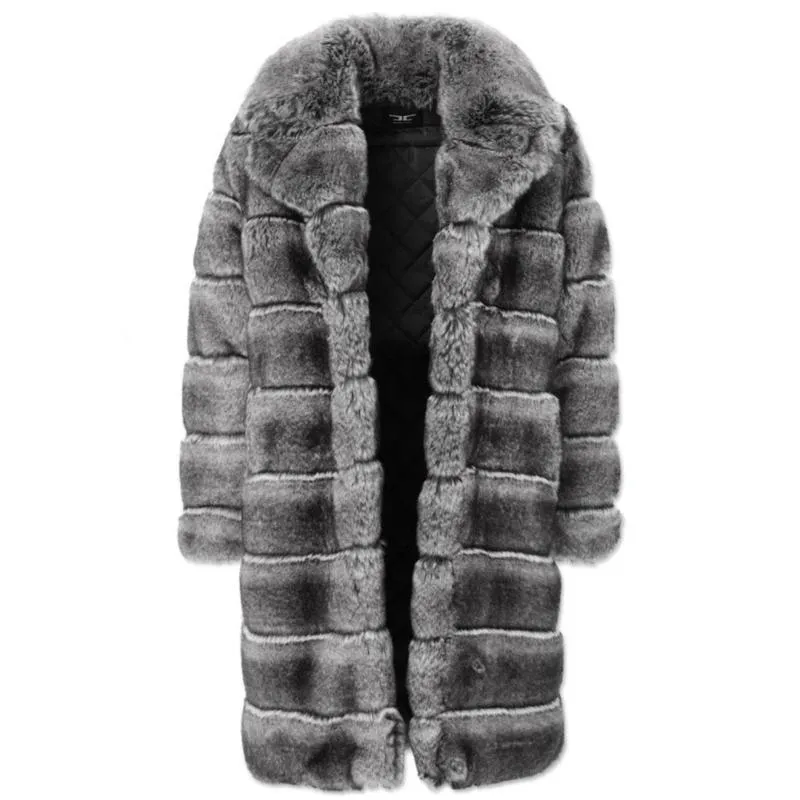 Jordan Craig Don Juan Faux Fur Coat (CHINCHILLA) 91420