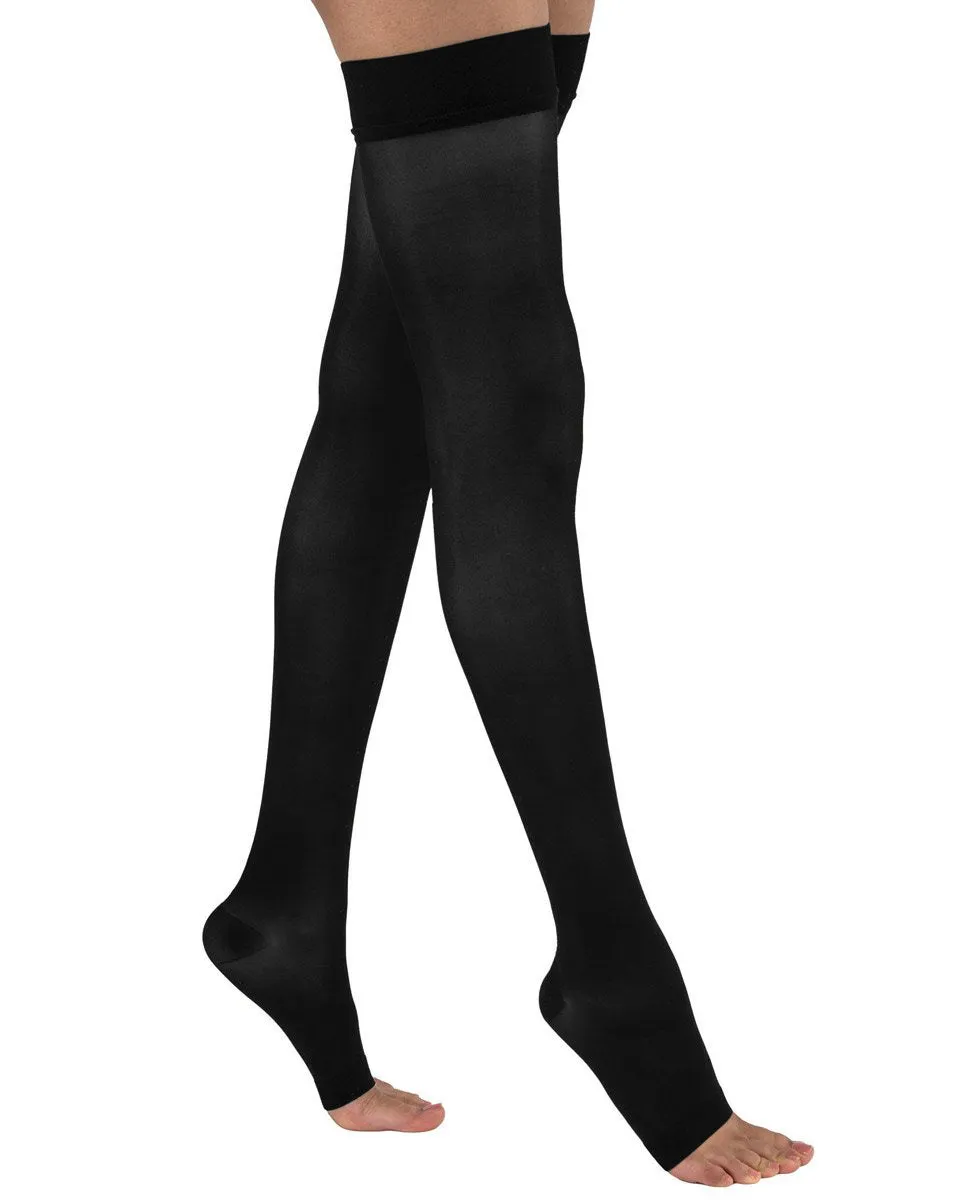 Juzo Basic Thigh High Compression Open Toe 30-40 mmHg w/ Silicone Band