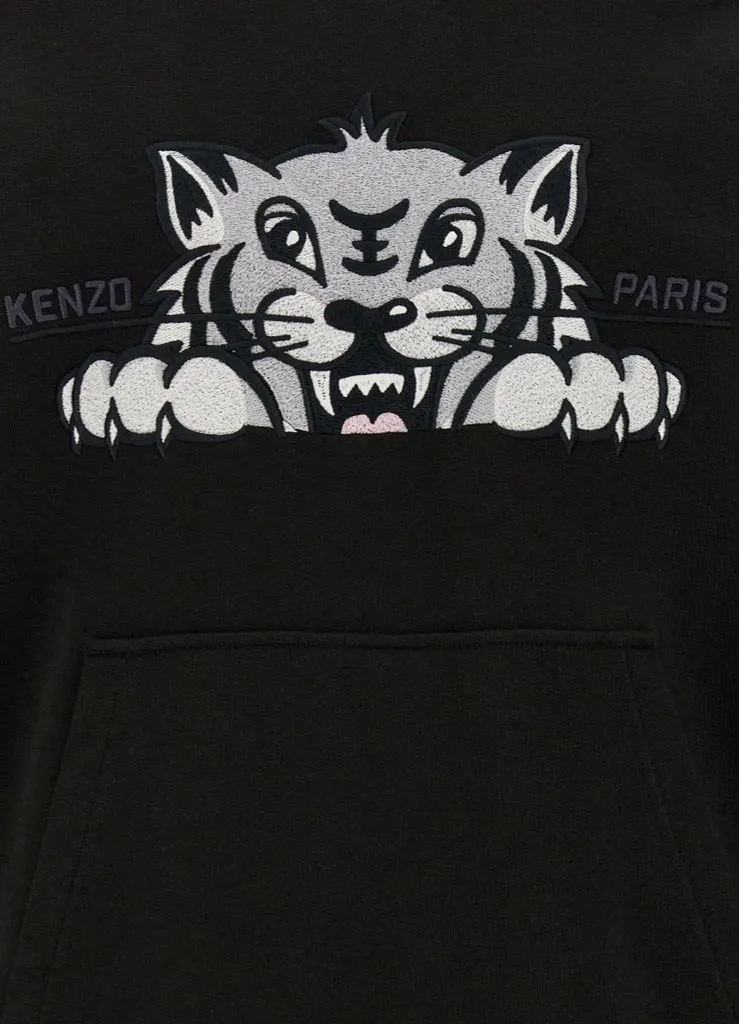 Kenzo Happy Tiger Embroidered Hoodie