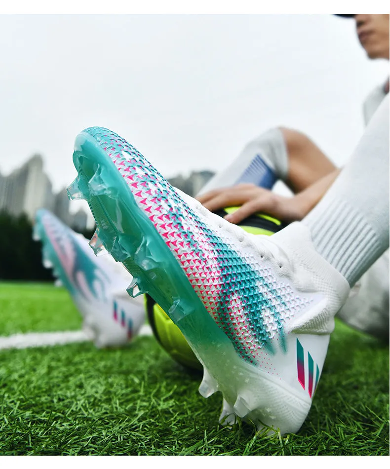 Kids' High-Top Soccer Cleats for  Adult Training