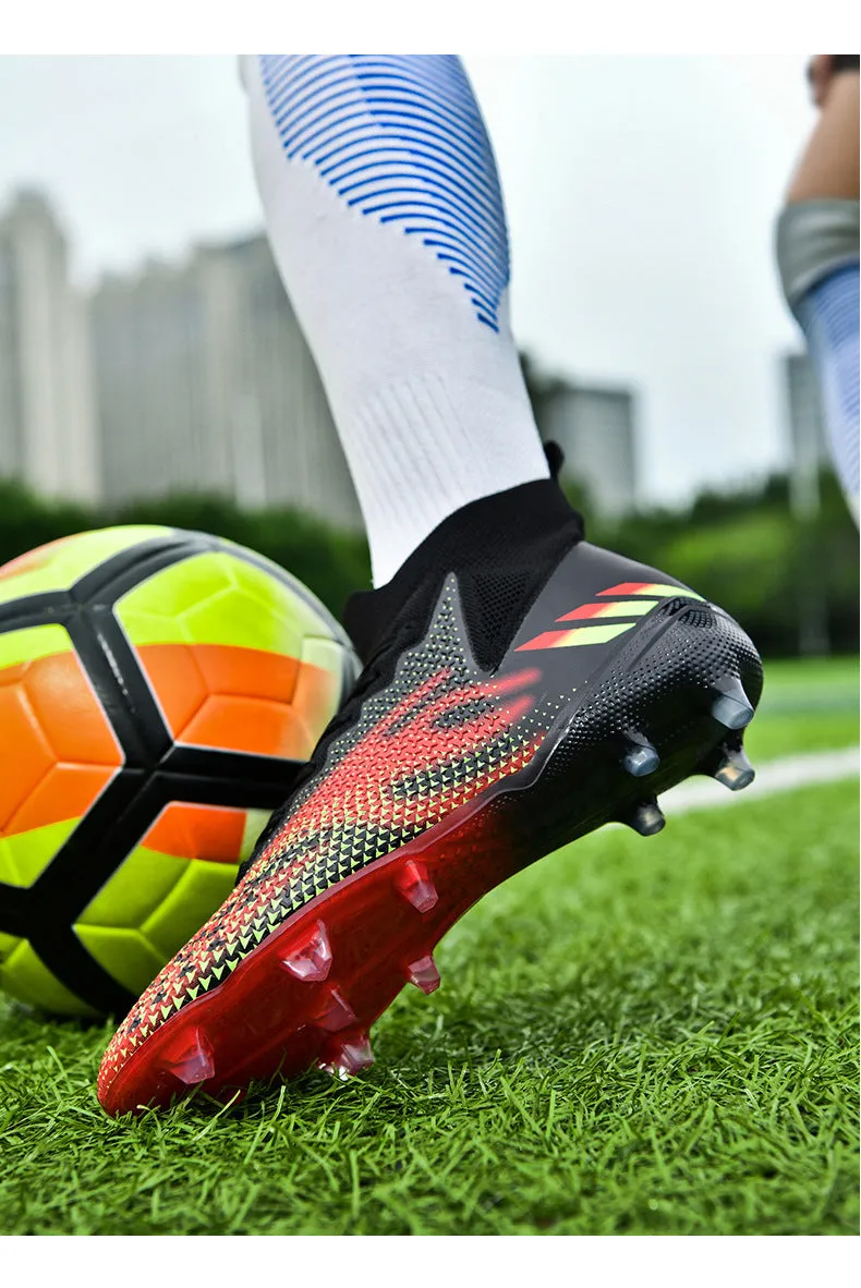 Kids' High-Top Soccer Cleats for  Adult Training