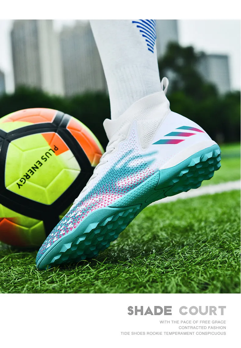 Kids' High-Top Soccer Cleats for  Adult Training