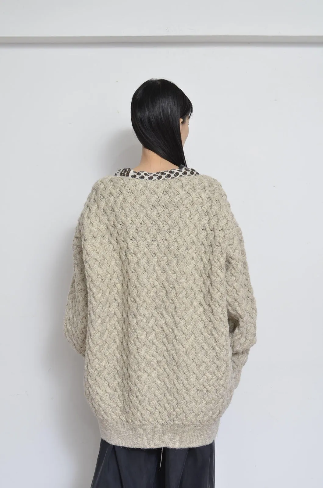 KNIT C/D_B/OW