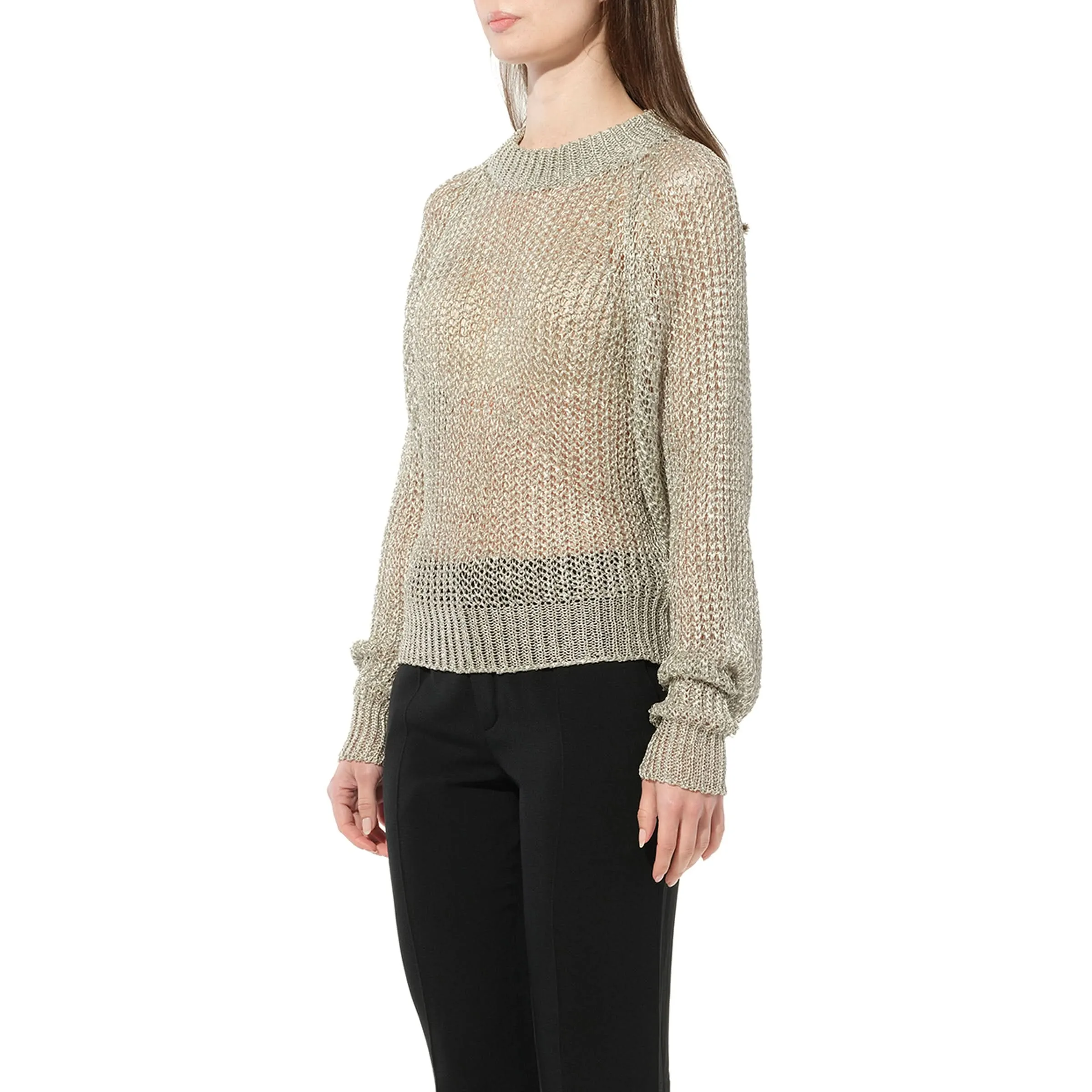 Knit Jumper in Silver