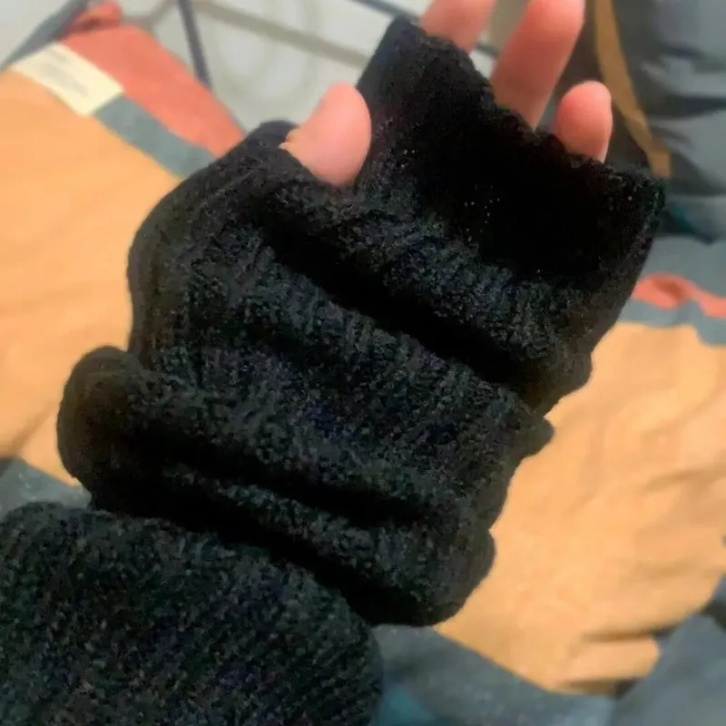 Knitted Arm Warmer Fingerless Wrist Gloves