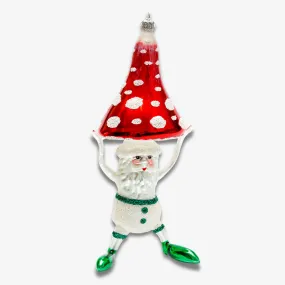 Long Top Toadstool Mushroom Figure Ornament