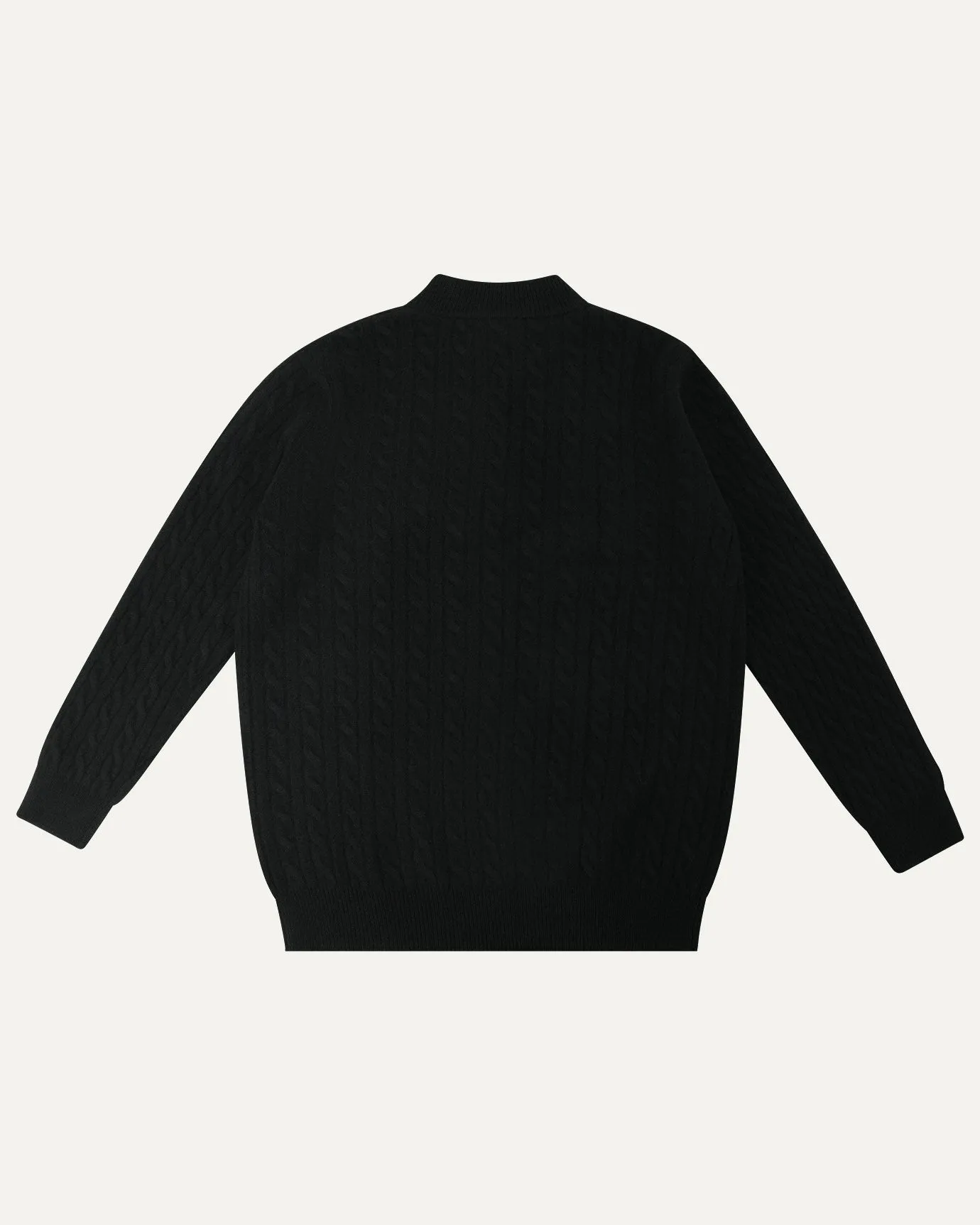 Lovau Old Money Sweater Zip - Black & Red Logo