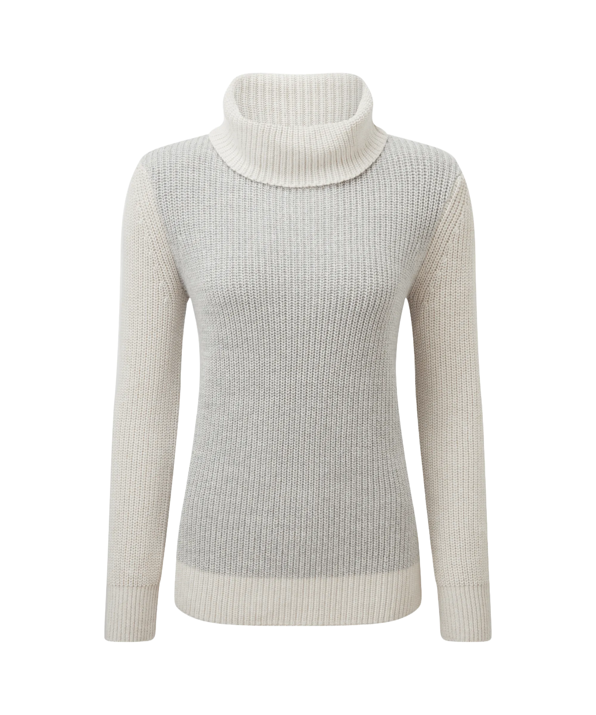 Lowes Jumper - Ivory/Silver Grey