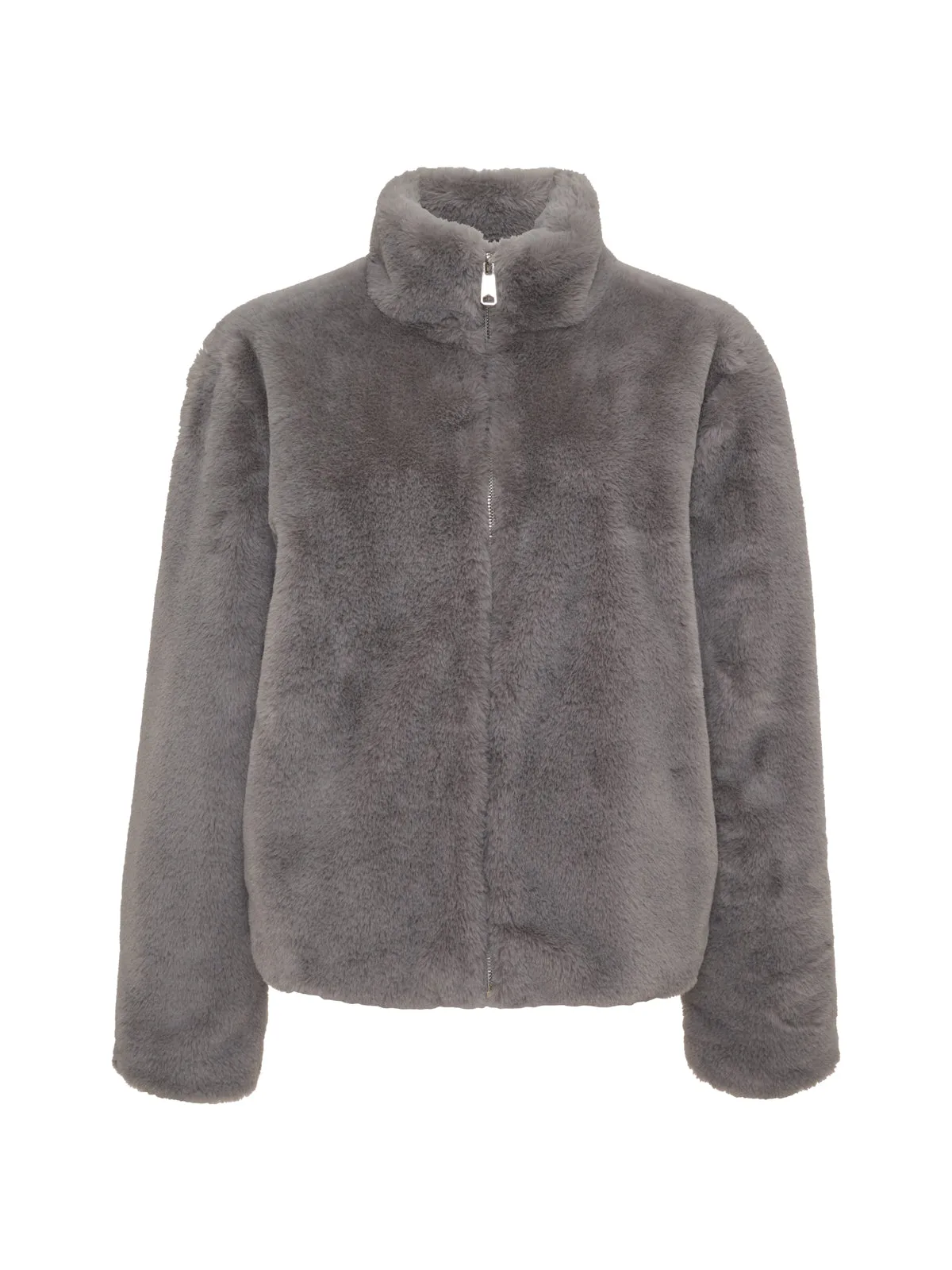 Lux Fur Coat Silver Fox