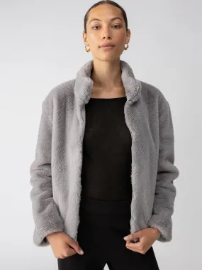 Lux Fur Coat Silver Fox