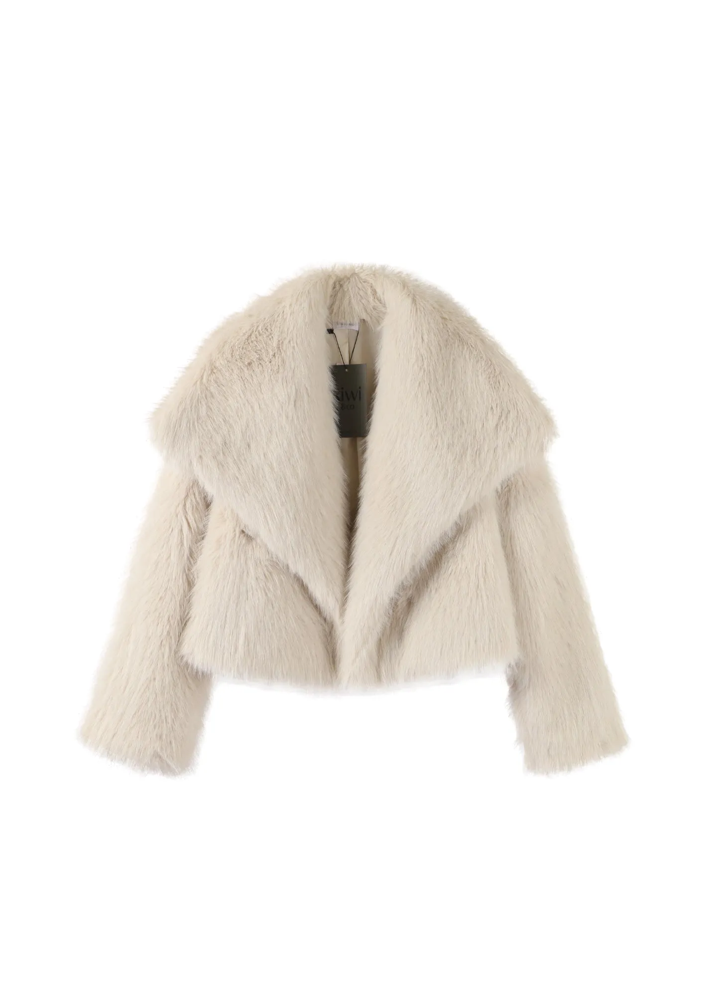 Lyla Faux Fur Cream Coat