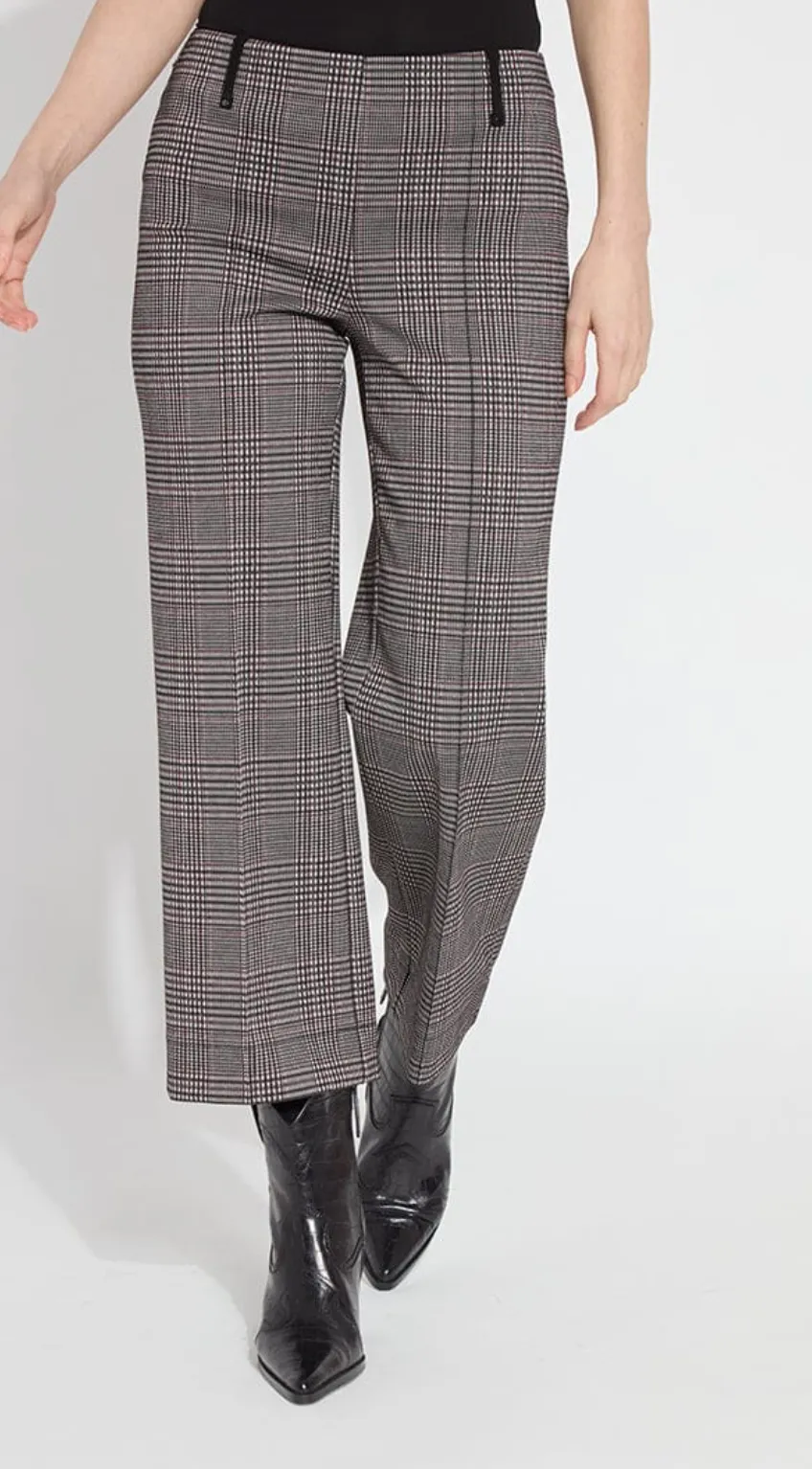 Lysse Livia Crop Pant Boston Glen Plaid