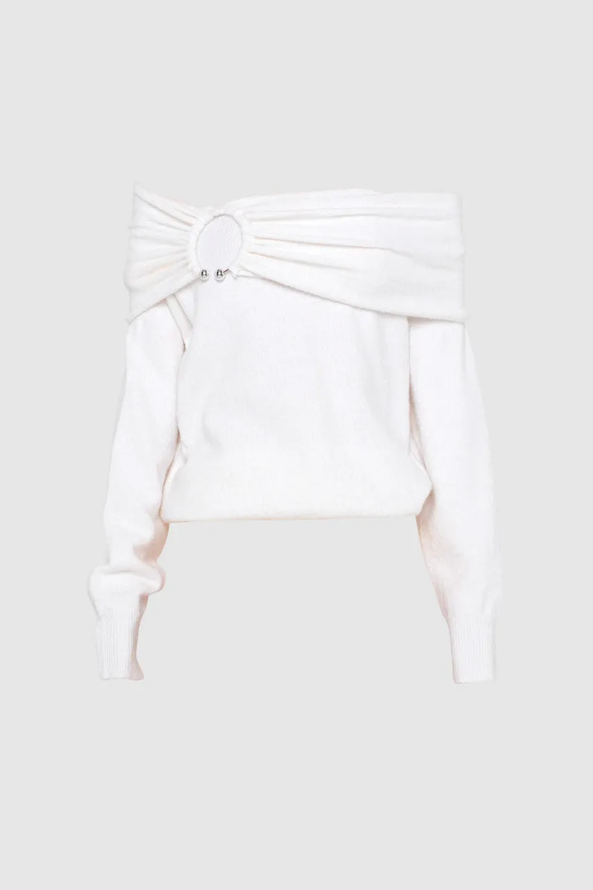 Mandy Knit Jumper | White