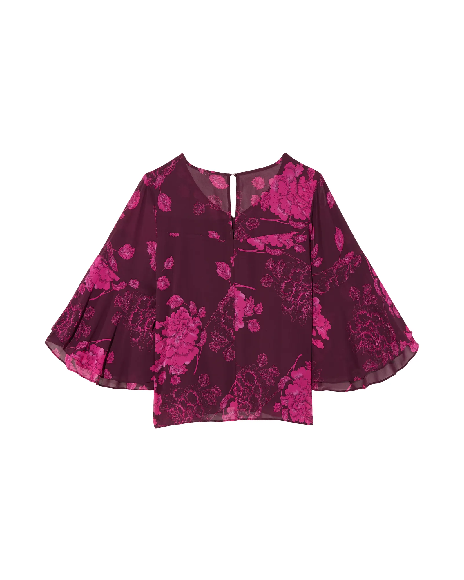 Marita Bell Sleeve Blouse | Purple / Magenta