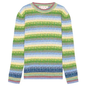 Marni Roundneck Sweater Lake Green Multi