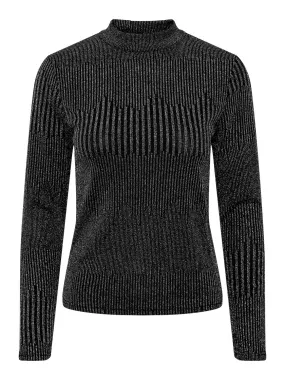 Mary Top - Black Silver Lurex