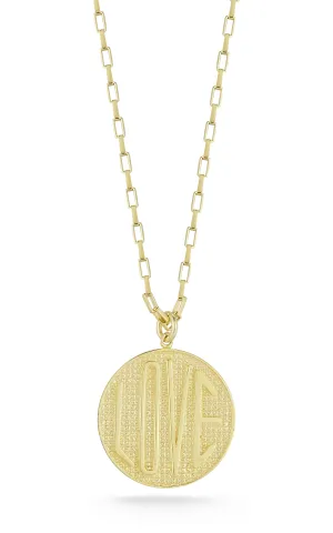 Medallion Love Necklace