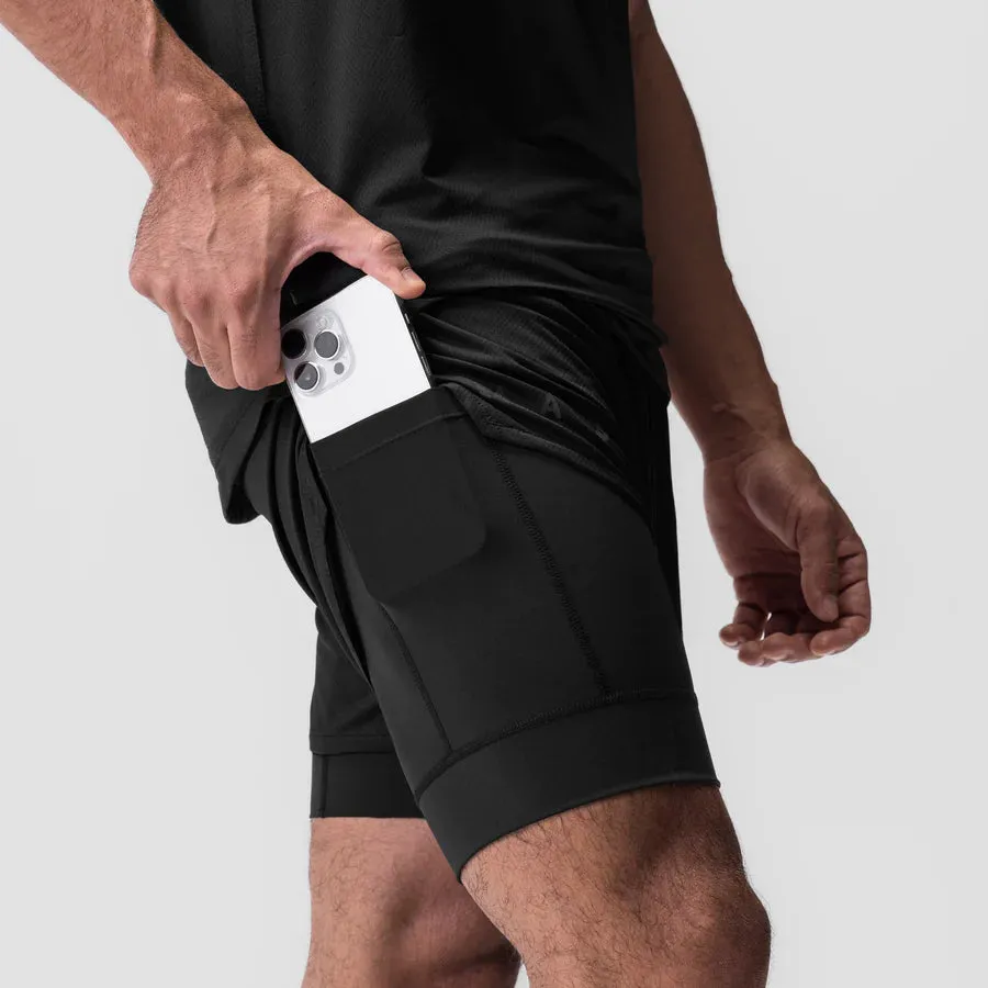 Men's Silver-Lite 2.0 5" Liner Short in Black