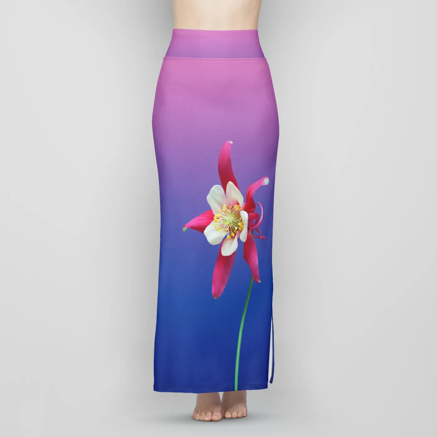 My Lillie - One Flower  Maxi Skirt