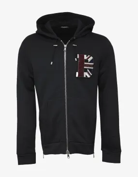 Navy Blue 'B' Flag Hoodie