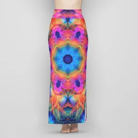 NEON ETHEREAL Maxi Skirt