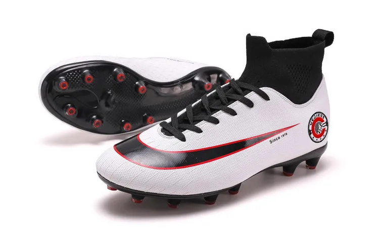 New High-Top Soccer Cleats for Adult and Kids, Training