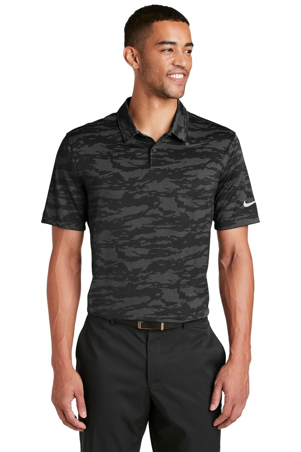 Nike Dri-FIT Waves Jacquard Polo. NKAA1852