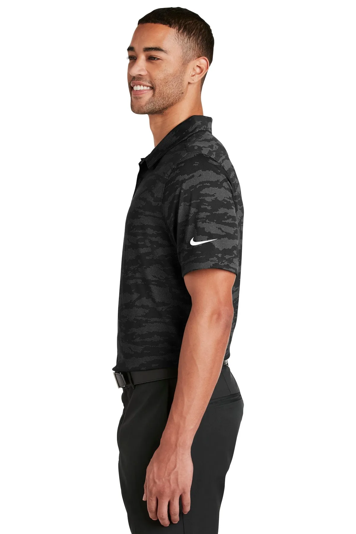 Nike Dri-FIT Waves Jacquard Polo. NKAA1852