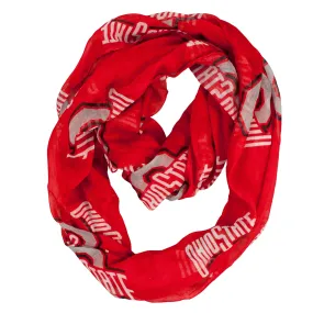 Ohio State University Sheer Infinity Scarf