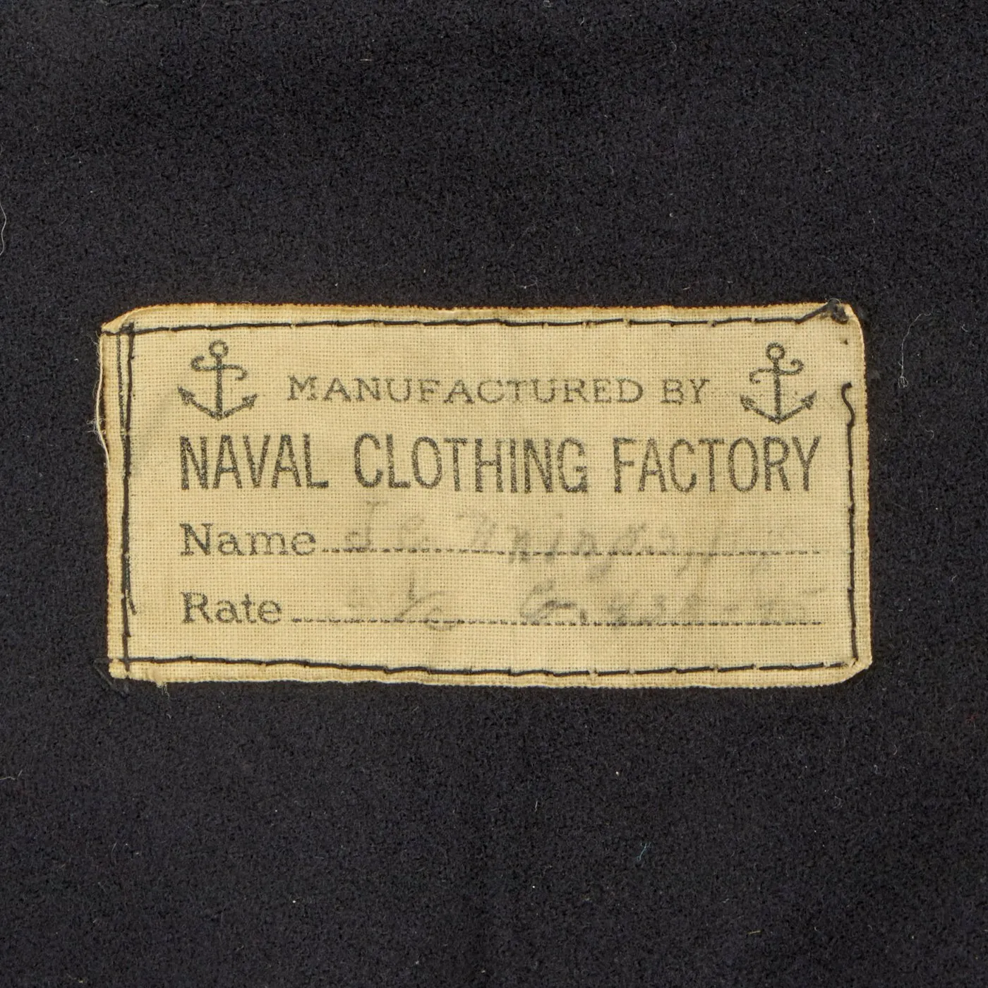 Original U.S. WWII Navy Radioman 2nd Class Assigned to PT Boat Squadron Dress Blue Uniform Jumper - As Seen in Book