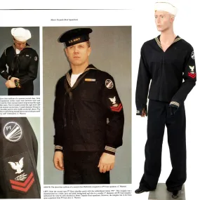 Original U.S. WWII Navy Radioman 2nd Class Assigned to PT Boat Squadron Dress Blue Uniform Jumper - As Seen in Book