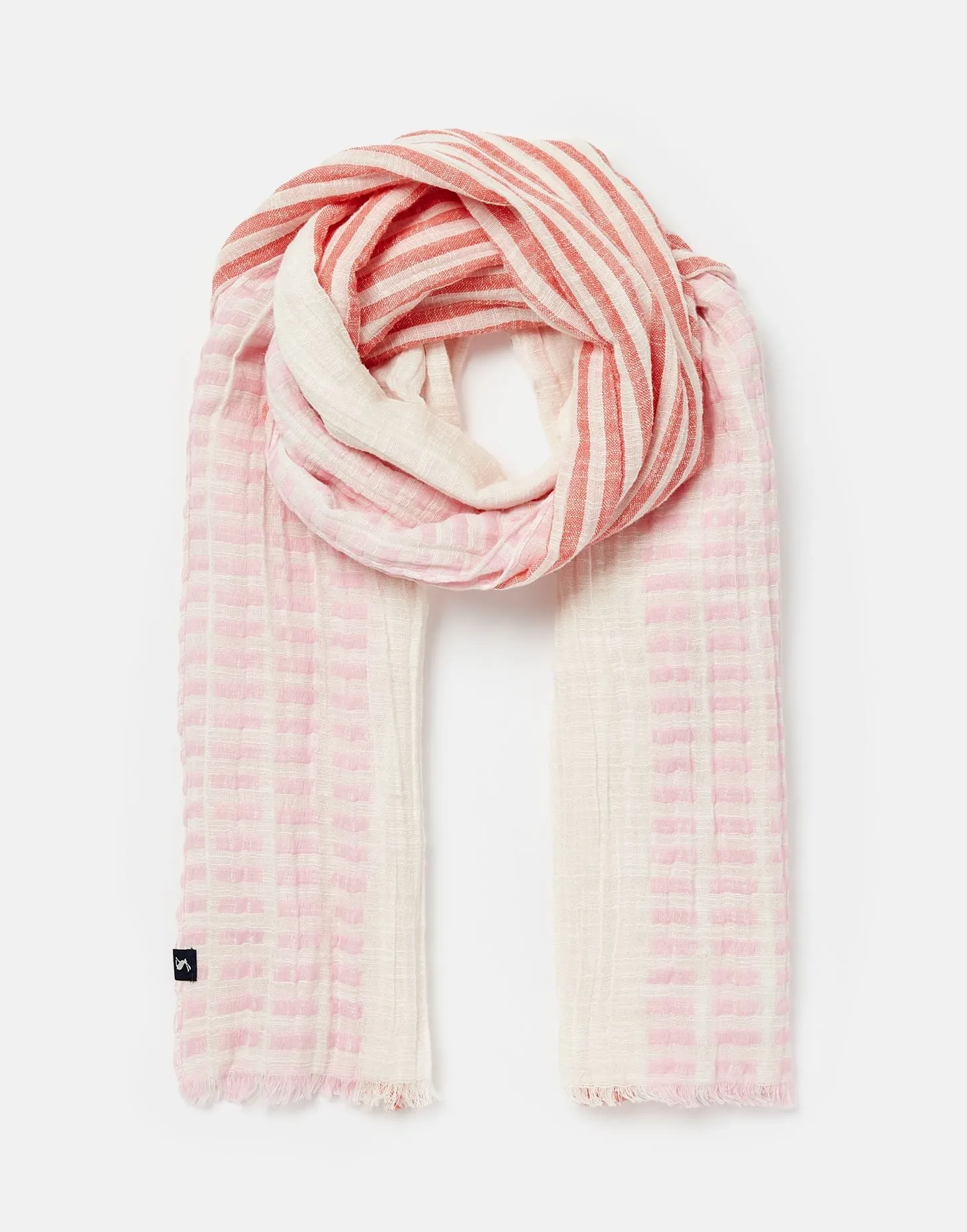 Orla Texture Scarf - Multi Pink