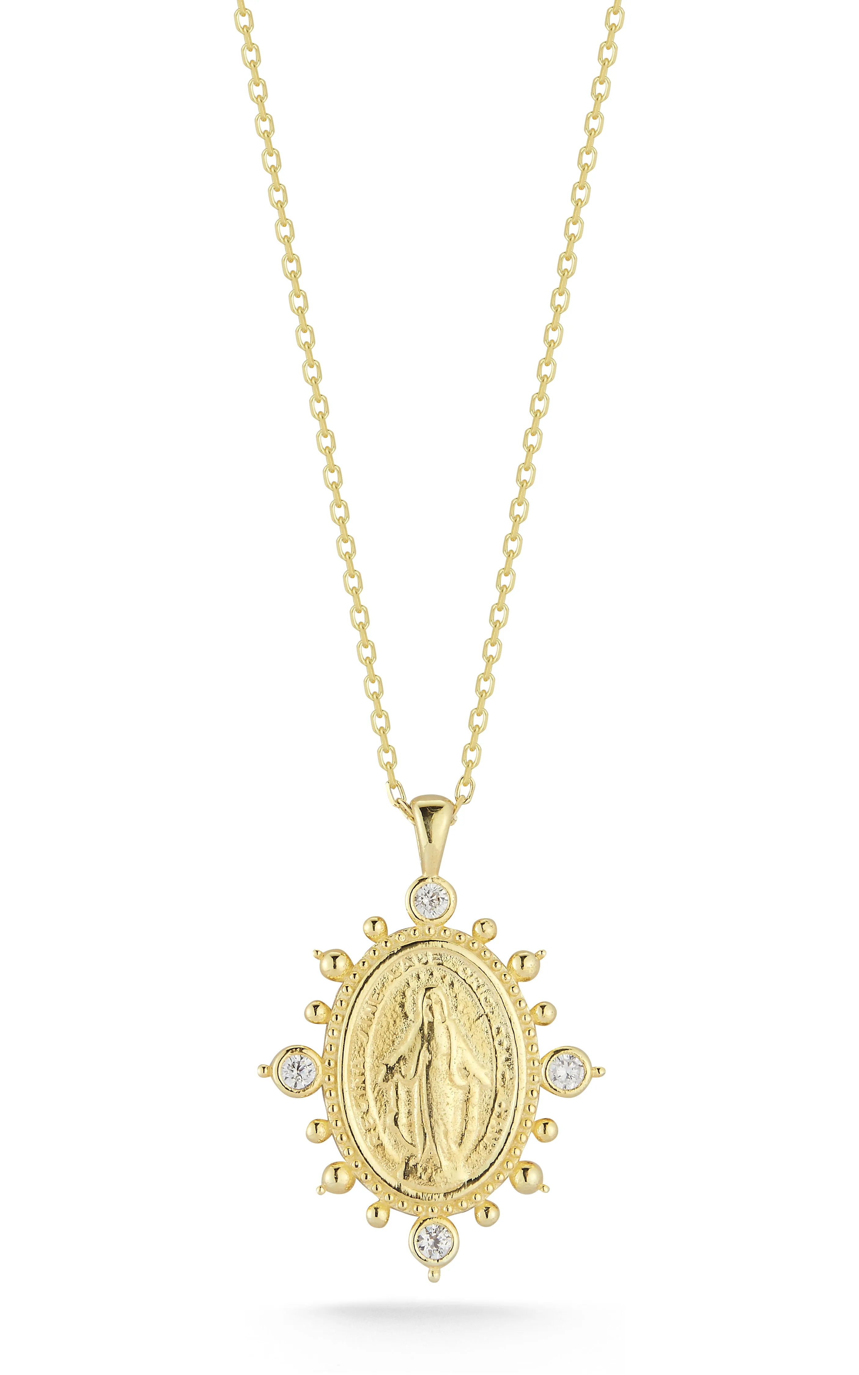 Oval Mary Necklace