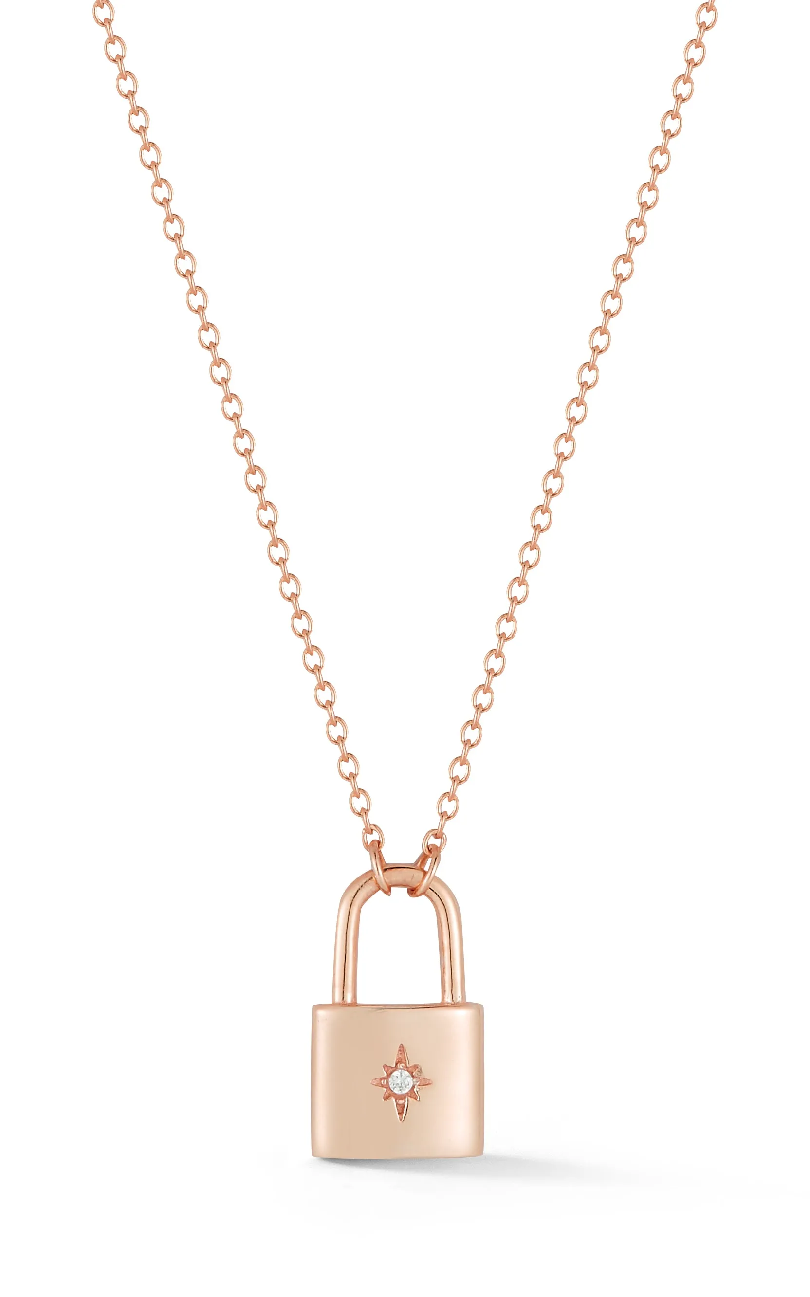 Padlock Pendant Necklace