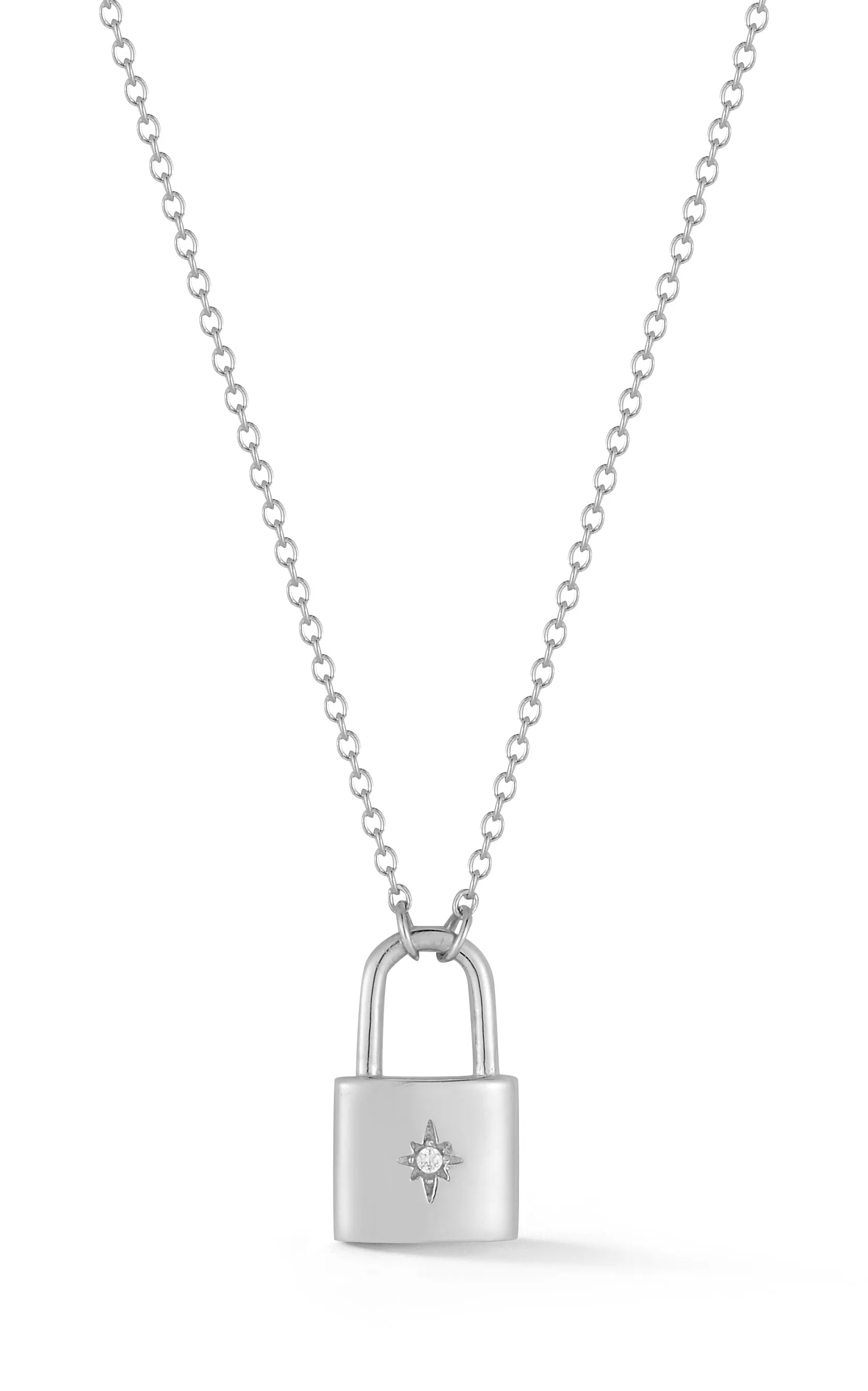 Padlock Pendant Necklace