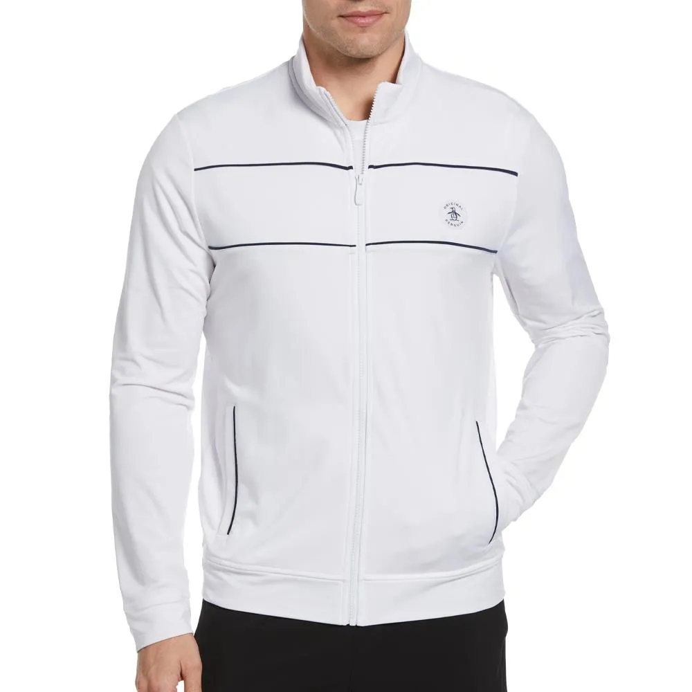 Penguin Men's Essential Tennis Track Jacket - Bright White