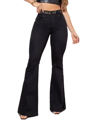 Pit Bull Jeans Women's Flare High Waisted Pants 66538