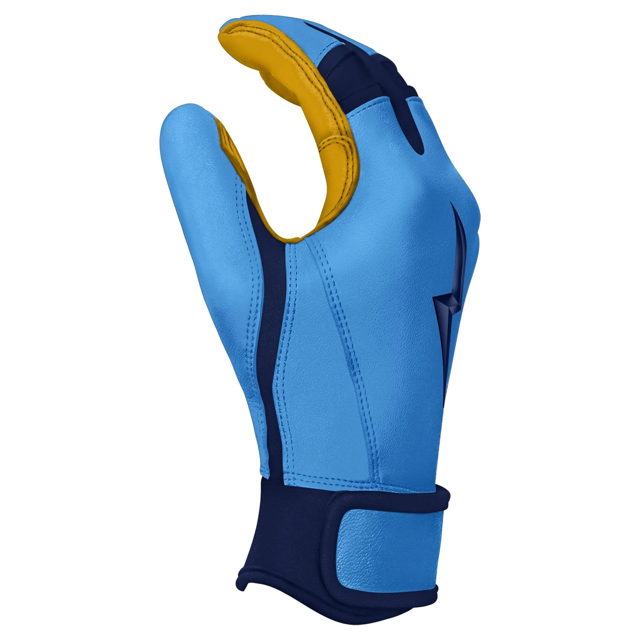 PREMIUM PRO Creator Series Short Cuff Batting Gloves | Carolina Blue