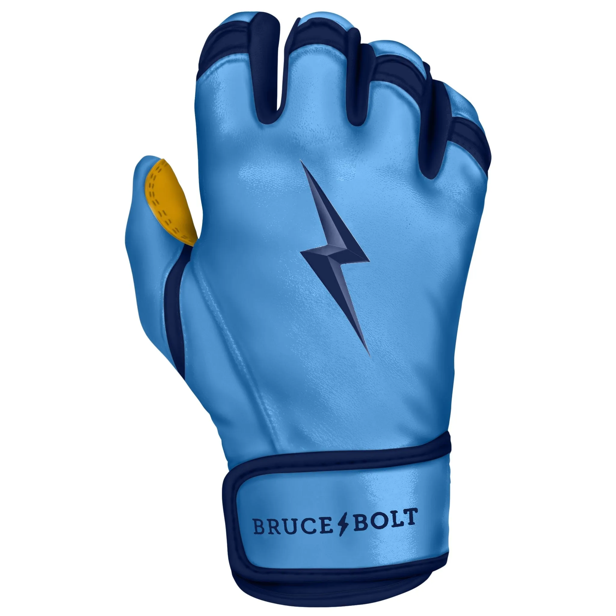 PREMIUM PRO Creator Series Short Cuff Batting Gloves | Carolina Blue