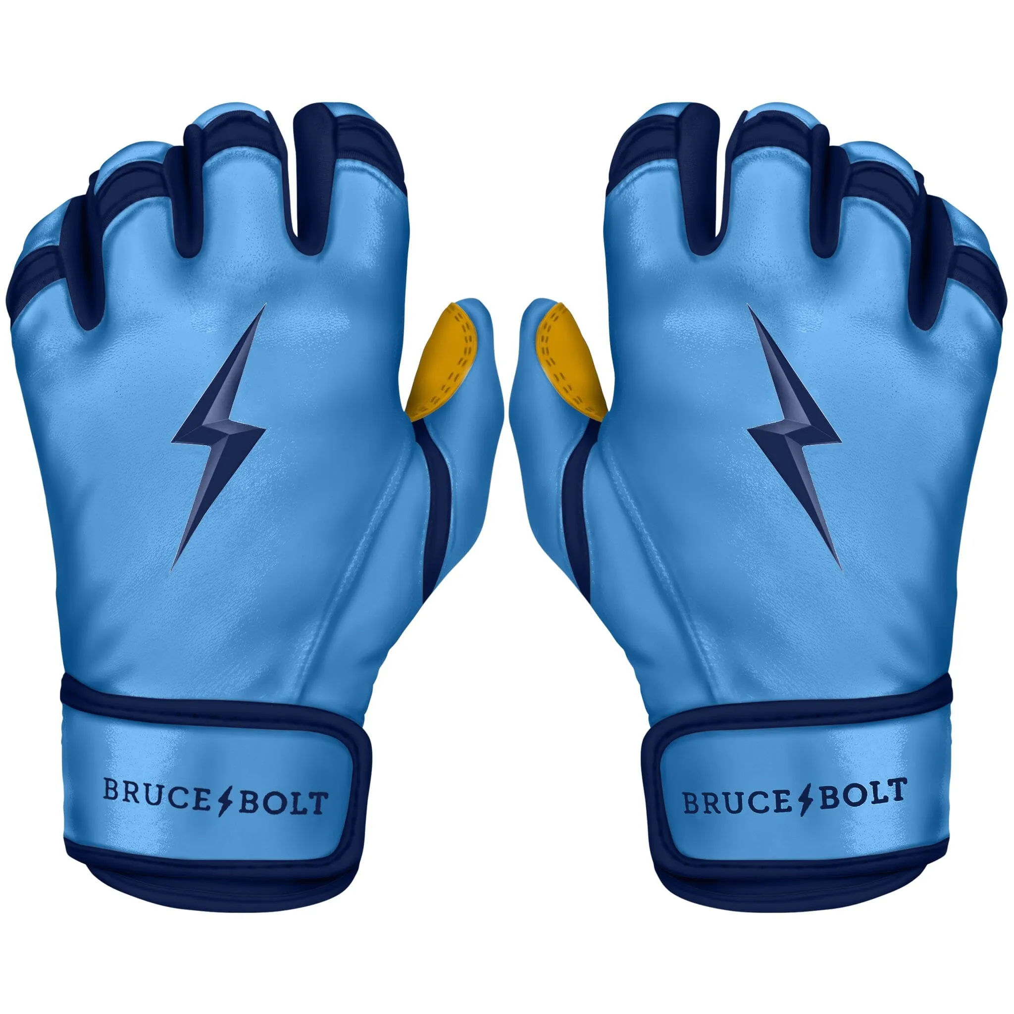 PREMIUM PRO Creator Series Short Cuff Batting Gloves | Carolina Blue