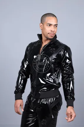 PVC 24 Tracksuit Jacket - Black