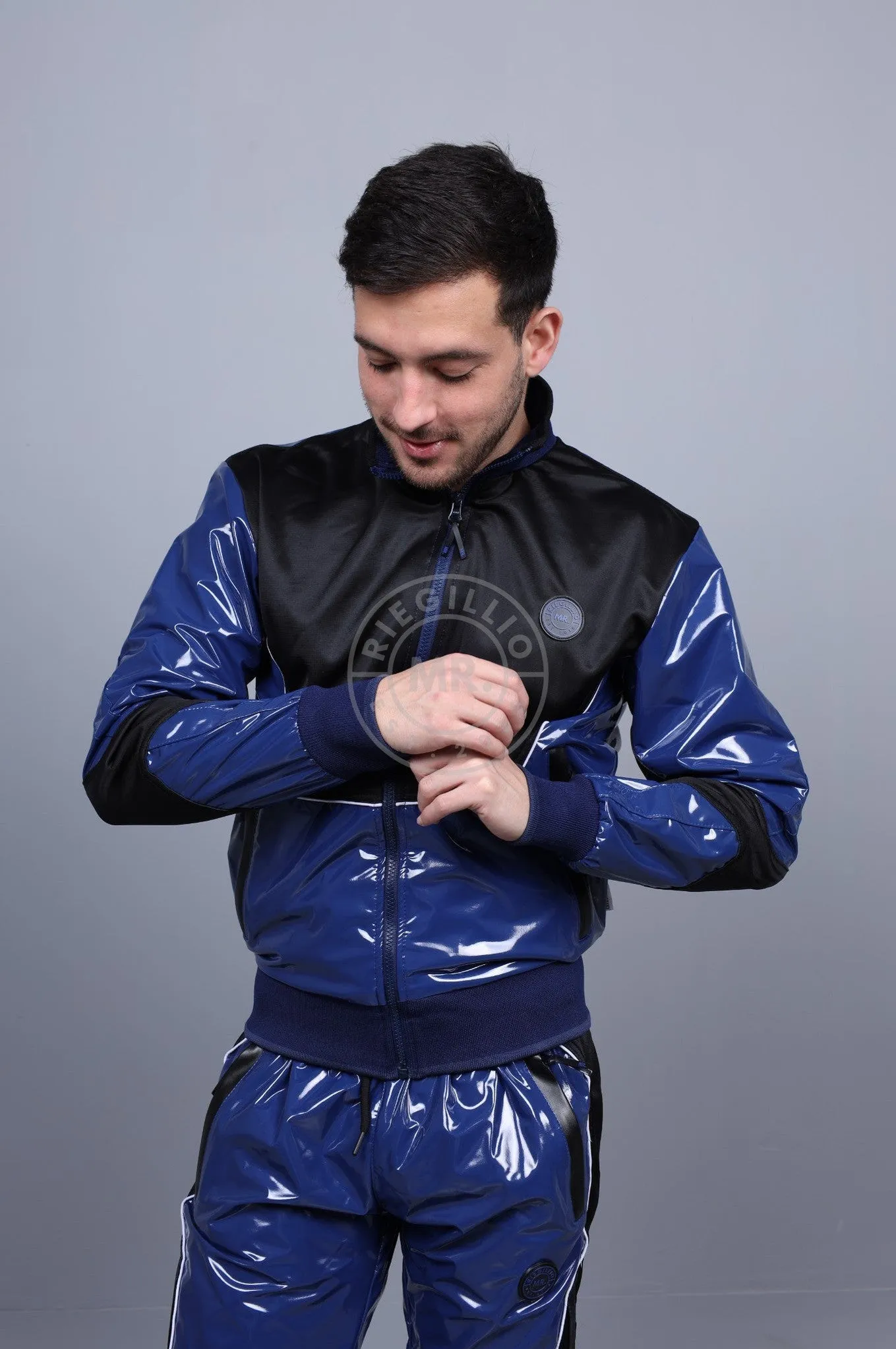 PVC 24 Tracksuit Jacket - Blue