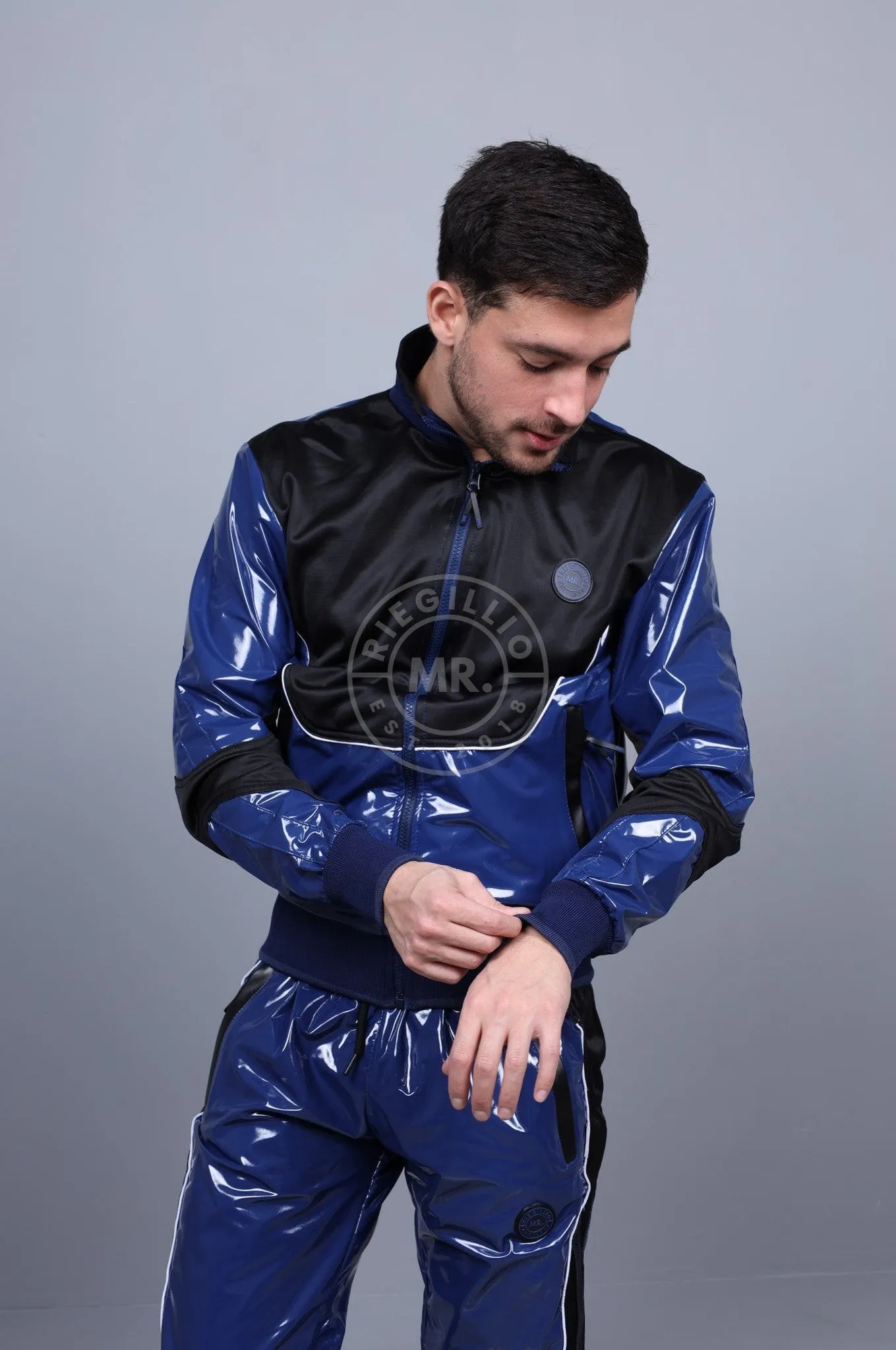 PVC 24 Tracksuit Jacket - Blue