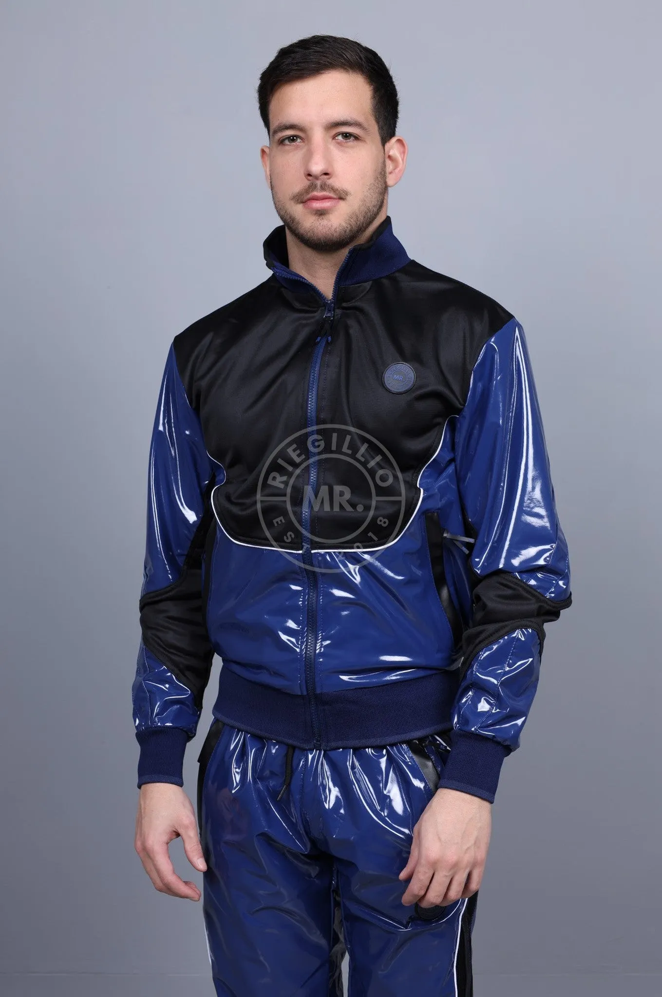 PVC 24 Tracksuit Jacket - Blue