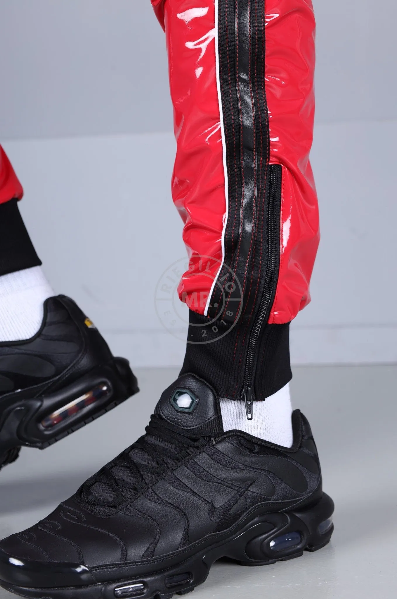 PVC 24 Tracksuit Pants - Red