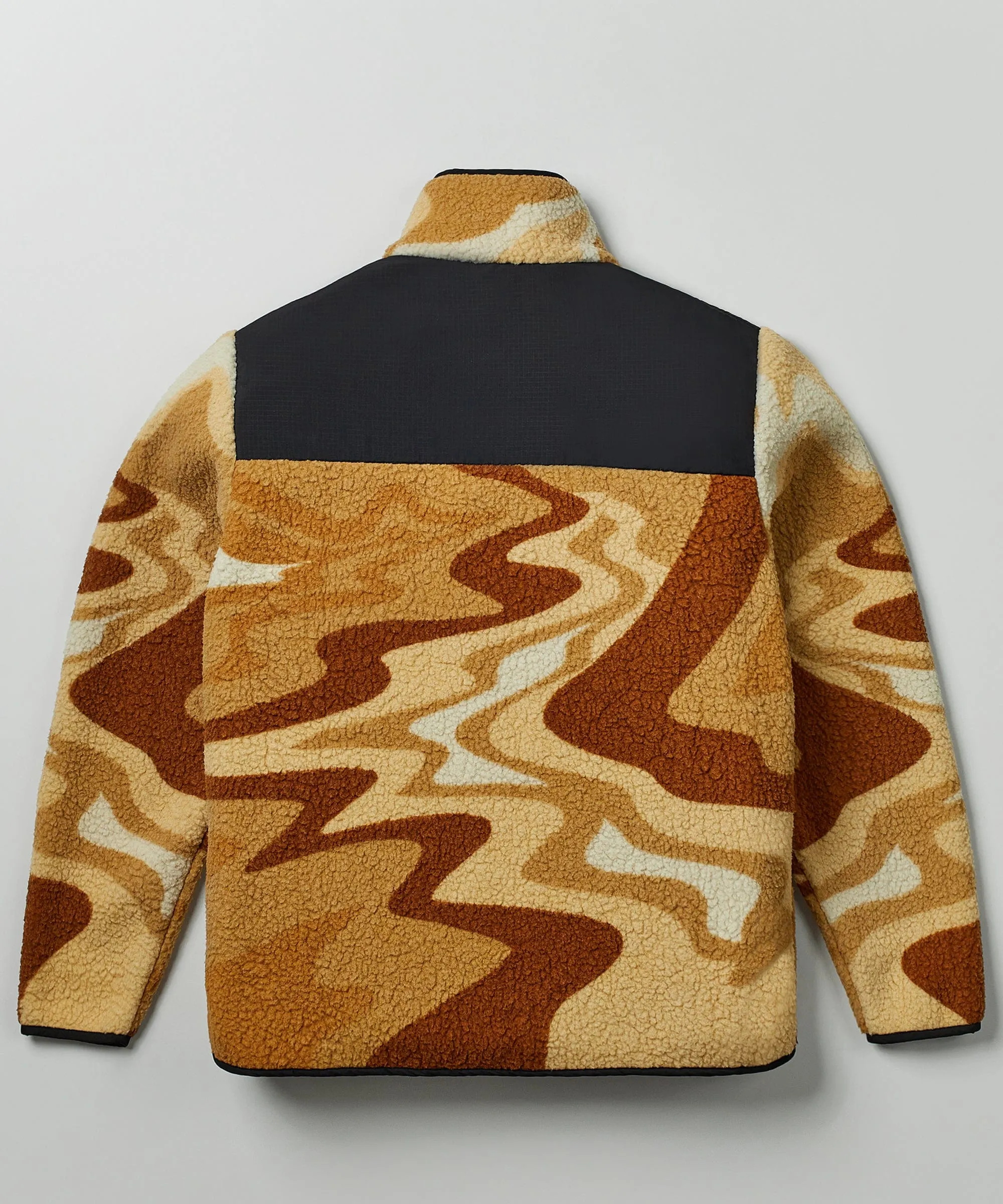 RB Series Sherpa Fleece Zip Up Jacket - Sunset