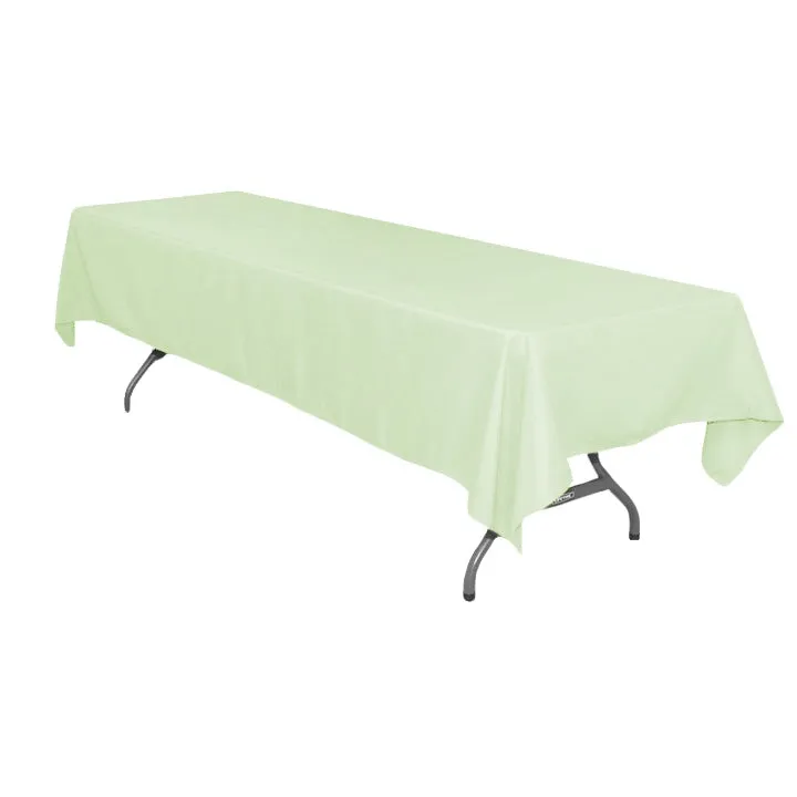 Rectangular Polyester Tablecloth 60"x126" - Sage Green